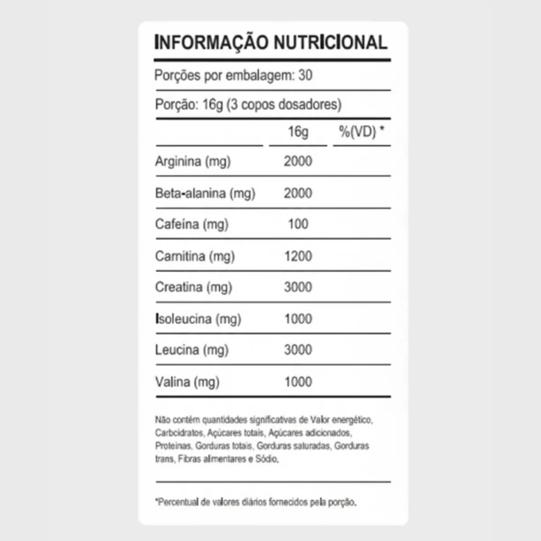 Pré e Intra Treino Pulsion